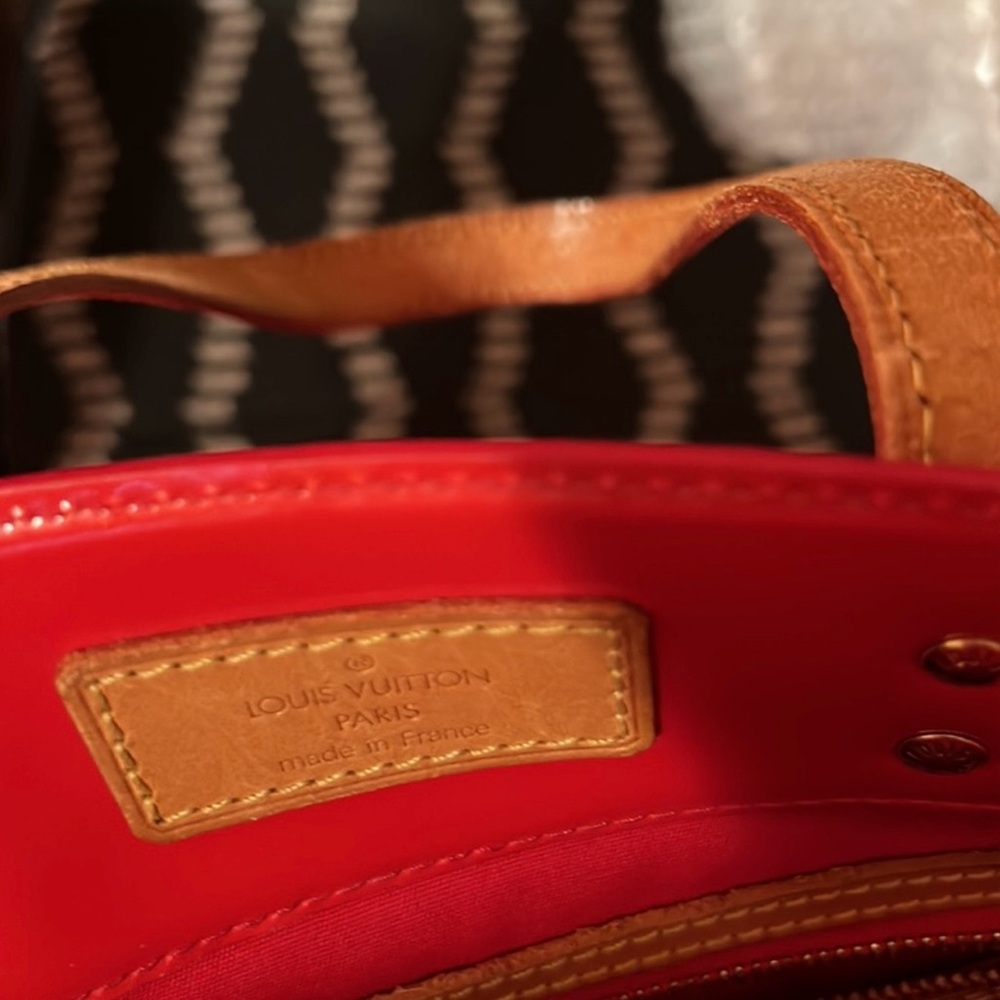 Louis Vuitton Red Tote Bag - Picture 10 of 11